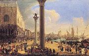 unknow artist The Dock Facing the Doge's Palace Spain oil painting artist